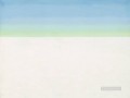 平らな白い雲のある空 ジョージア・オキーフ アメリカのモダニズム 精密主義
